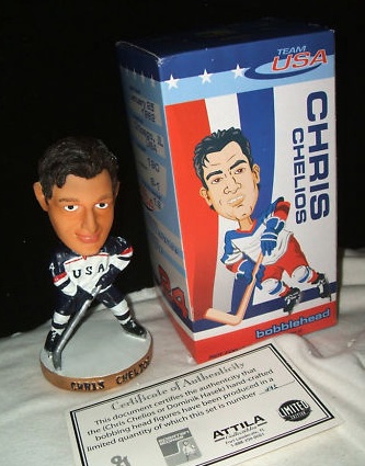 2 different Hershey BEARS collectables = Brett Clark BOBBLEHEAD